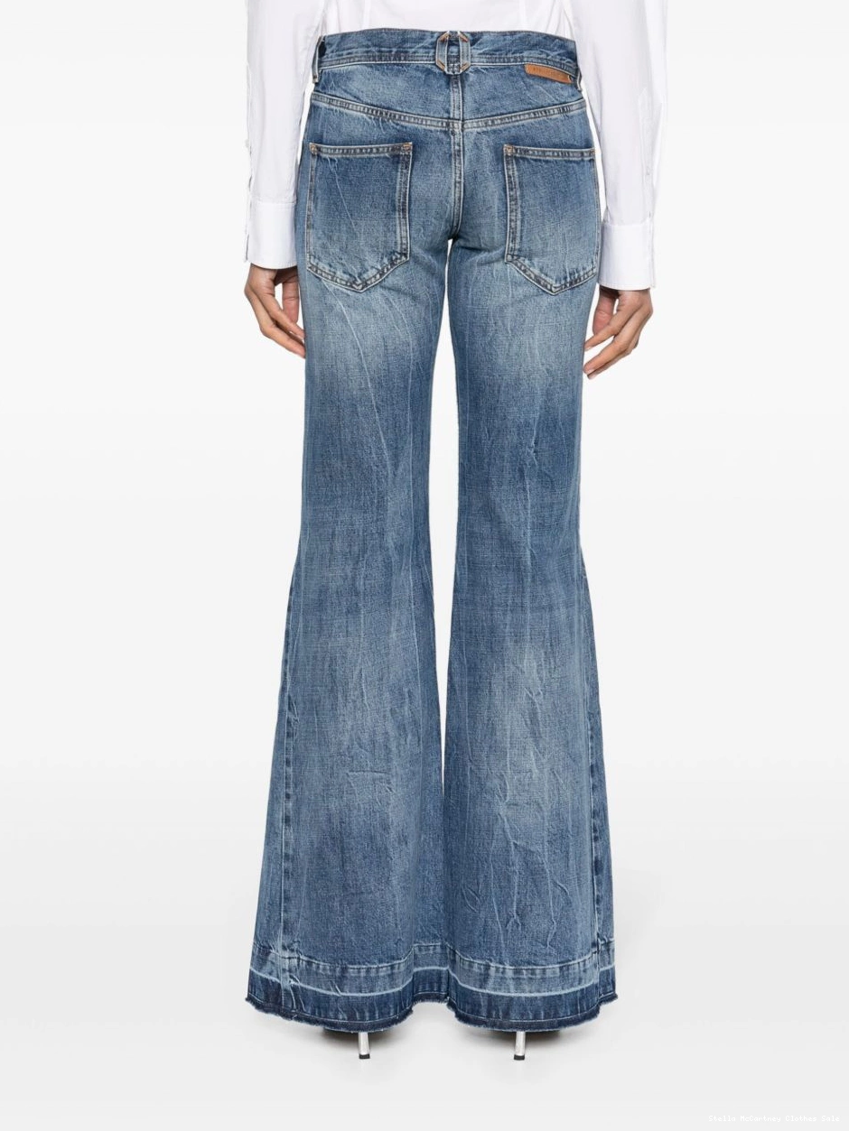 Cheap Stella McCartney flared Women mid-rise jeans 0803